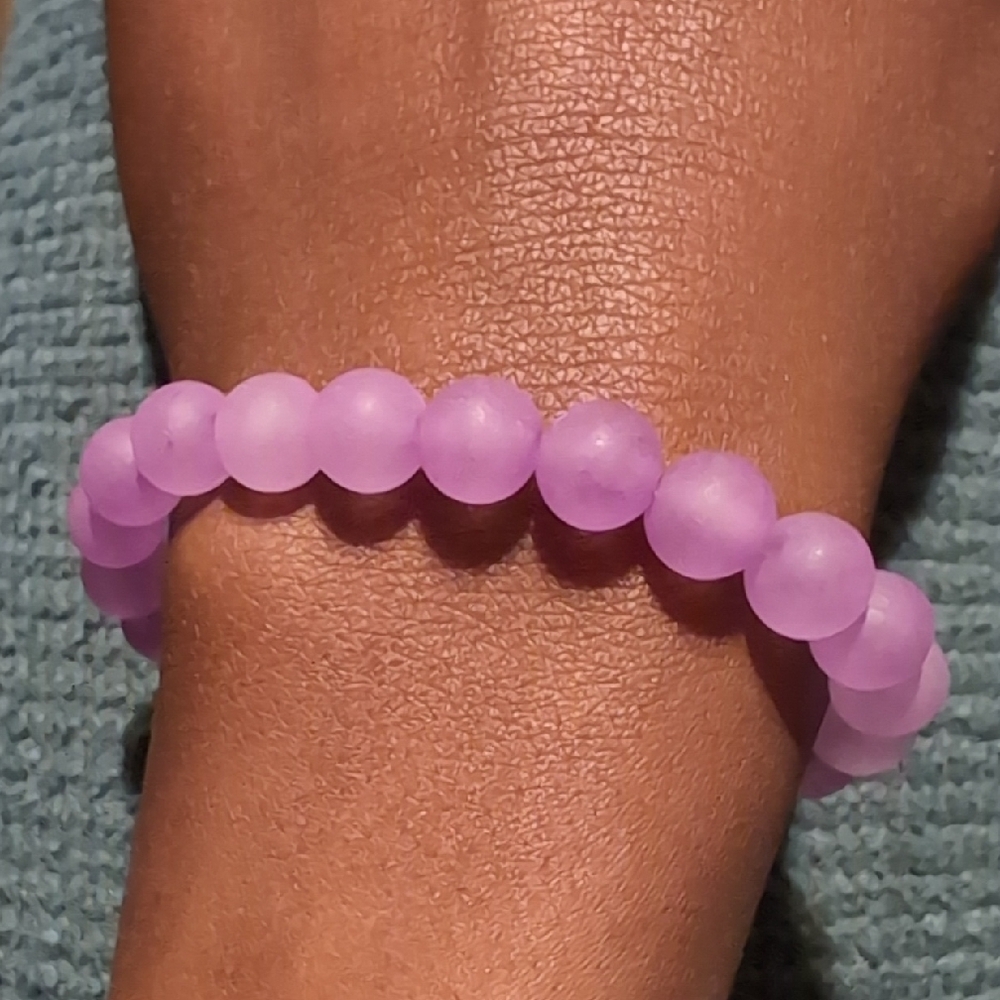 Purple Beaded Bracelet - Picture 2 of 4